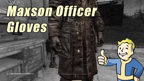Maxson Officer Gloves - Офицерские Перчатки Мэксона для Fallout 4