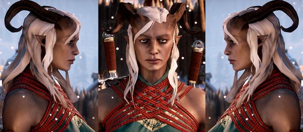 Wavy Hair For Qunari Female для Dragon Age Inquisition Скачать