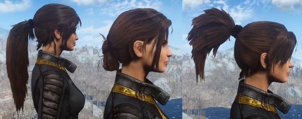 Ponytail Hairstyles by Azar / Хвосты от Азара v 1.6 для Fallout 4