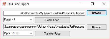 Face Ripper v 34 для Fallout 4