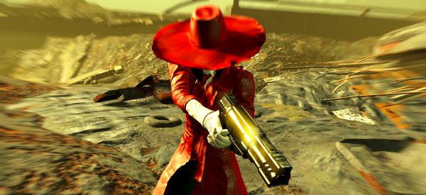 The Long Red Trench Coat для Fallout 4