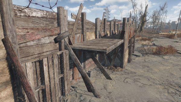 Snapable Junk Fences для Fallout 4