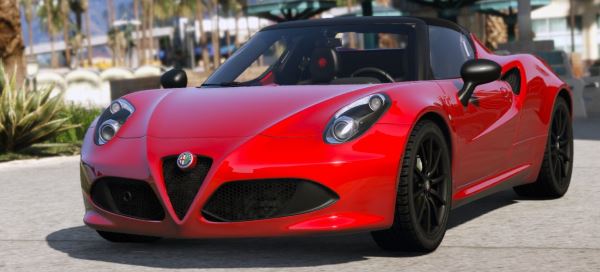 Alfa Romeo 4c Spider для GTA 5