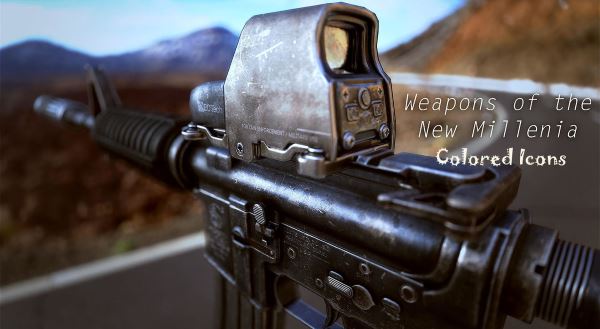 Colored Icons for Weapons of the New Millenia для Fallout: New Vegas