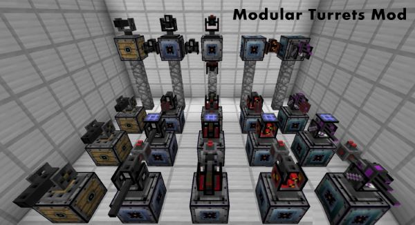 OpenModularTurrets для Minecraft 1.7.10