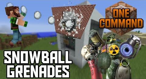 Snowball Grenades для Minecraft 1.9