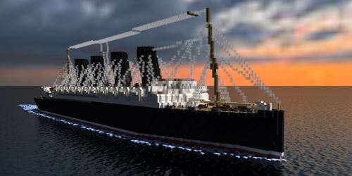 RMS Lusitania для Майнкрафт 1.8.9