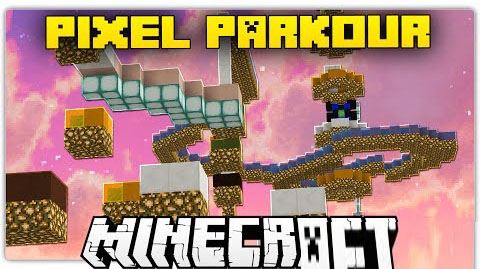 Pixel Parkour для Майнкрафт 1.8.9