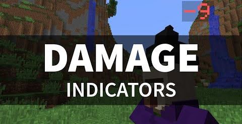 Damage Indicators для Майнкрафт 1.9
