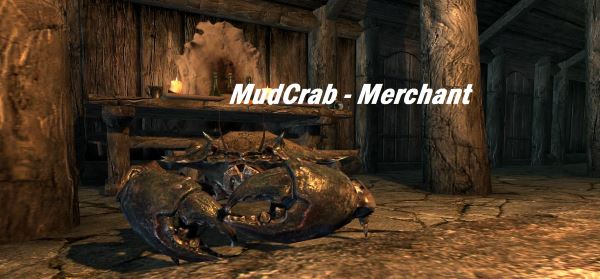 Mudcrab - Merchant / Грязевой краб торговец для TES V: Skyrim