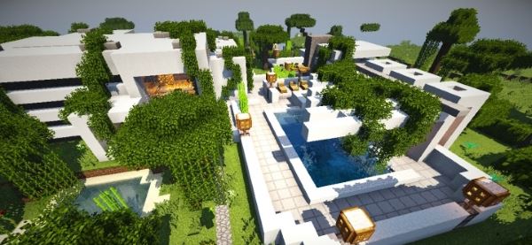 Modern C-Deggre House для Minecraft 1.8.9