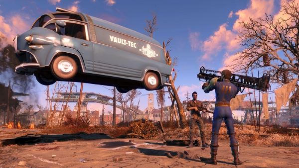 Машиномет для Fallout 4