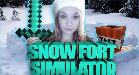 Snow Fort Simulator для Minecraft 1.8.9