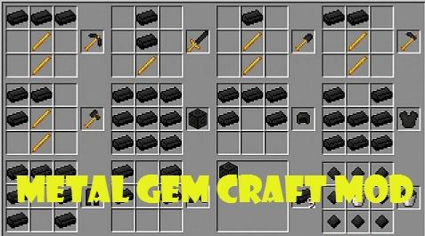 Metal Gem Craft для Minecraft 1.8.8