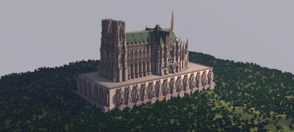 Reims Cathedral для Minecraft 1.9