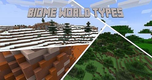 Biome World Types для Minecraft 1.8