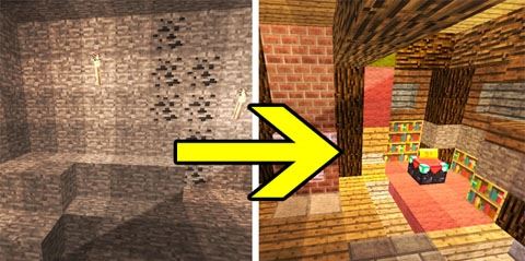 Transforming Redstone Cave для Minecraft 1.8.9