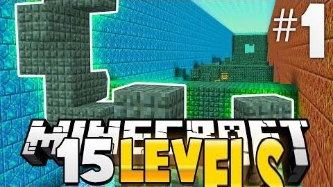 15 Levels of Parkour для Minecraft 1.8.9