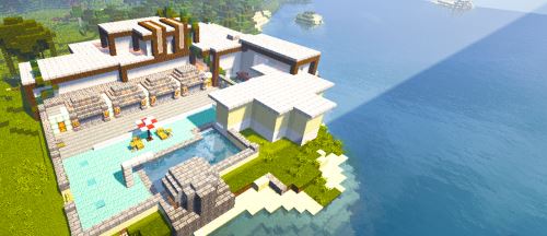 Redstone Modern House для Minecraft 1.9.2