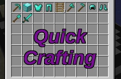 Quick Crafting для Minecraft 1.8