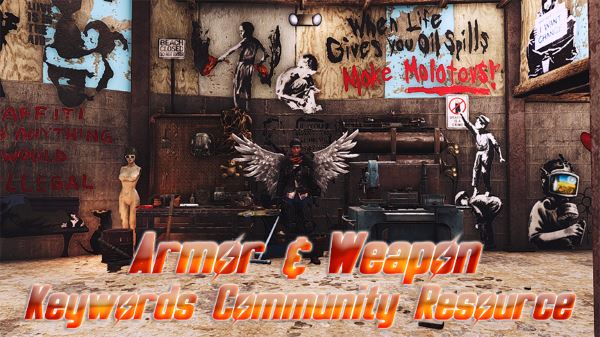 Armor and Weapon Keywords Community Resource для Fallout: New Vegas