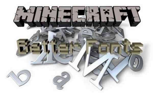 BetterFonts для Minecraft 1.7.10