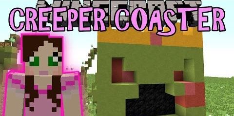 Creeper Roller Coaster для Minecraft 1.8.9