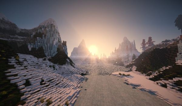 The WinterMap для Minecraft 1.8.9