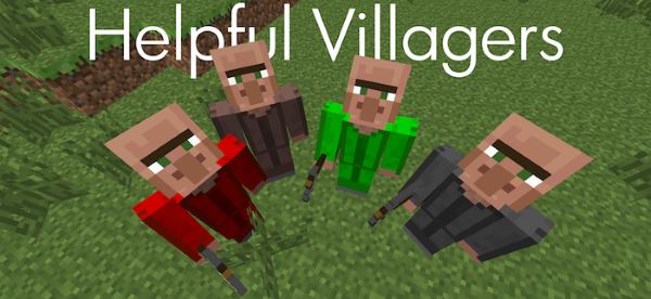 Helpful Villagers для Minecraft 1.7.10