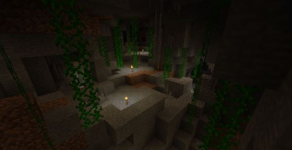 Wild Caves для Minecraft 1.8