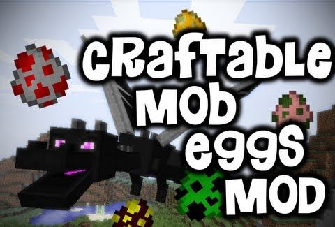 Craftable MobEggs для Minecraft 1.8