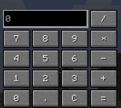MineCalculator для Minecraft 1.8