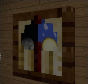 Wall Clock для Minecraft 1.8