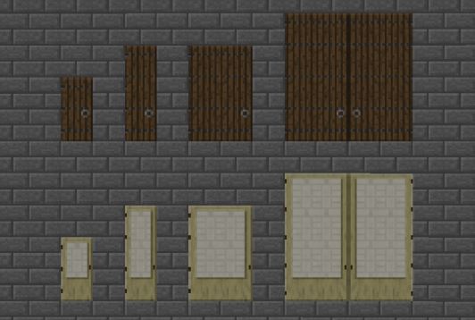 Roxa's Tall Doors для Minecraft 1.8