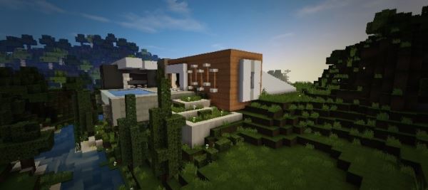 "Polar" - A Modern Home для Minecraft 1.8