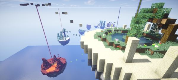 Parkour Paradise: Sky Islands для Minecraft 1.9.2