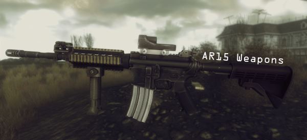 AR15 / M16A2 / M4A1 - AR15 Weapons для Fallout: New Vegas