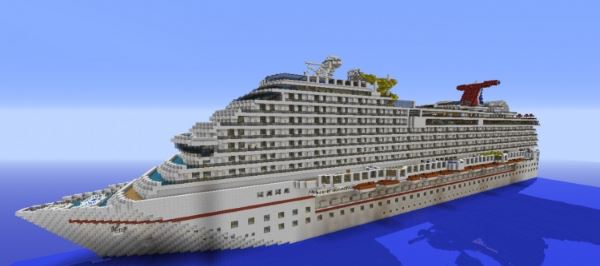 Carnival Breeze Cruise Ship для Minecraft 1.8.9