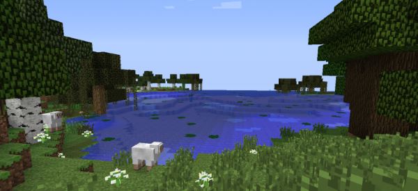 Сид с деревней и красивым озером для Minecraft 1.9.2