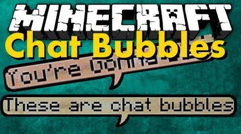 Chat Bubbles для Minecraft 1.9