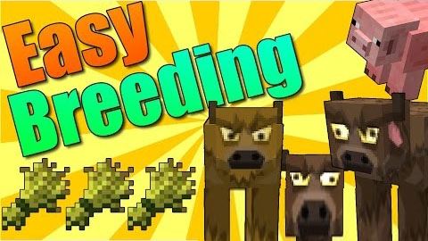 Easy Breeding для Minecraft 1.9