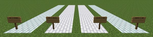 Road Blocks для Minecraft 1.7.10