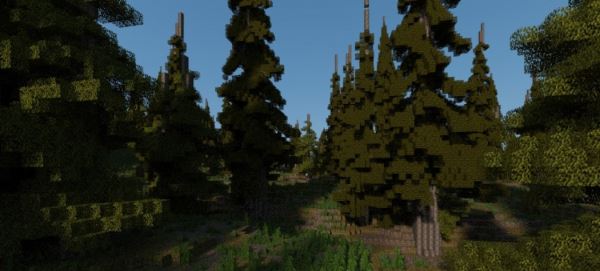 Pine island для Minecraft 1.8