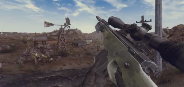 Снайперская Винтовка AWM-F для Fallout: New Vegas