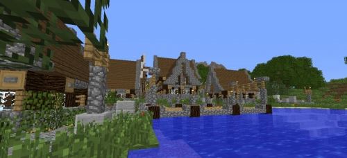 Elderwood / Medieval Village для Minecraft 1.8