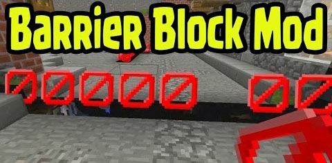 Craftable Barrier Block для Minecraft 1.8