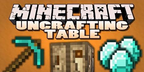 Uncrafting Table для Minecraft 1.7.10