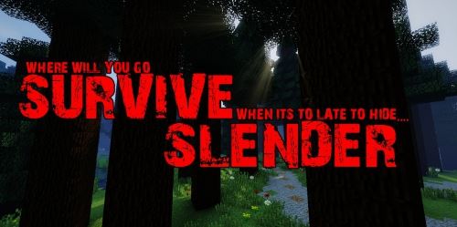 Survive Slender для Minecraft 1.8.3