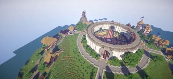 Spawn Island / Medieval для Minecraft 1.8