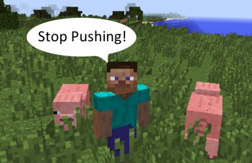 Push and Shove для Minecraft 1.7.10